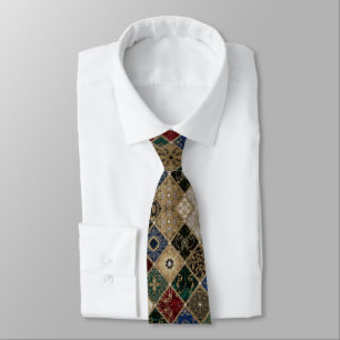 Mediaeval Tapestry Patchwork Tie