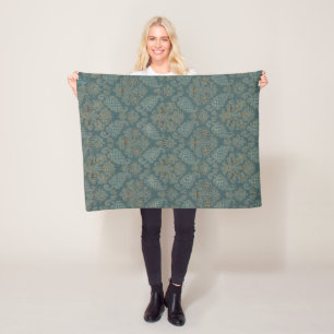 mediaeval textile pattern texture tapestry backgro fleece blanket