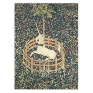 Mediaeval The Unicorn in Captivity Tablecloth