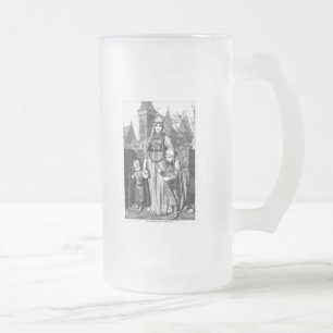 Mediaeval Times Frosted Glass Beer Mug