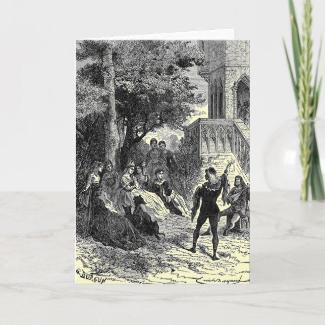 Mediaeval Times Greeting Card (Front)