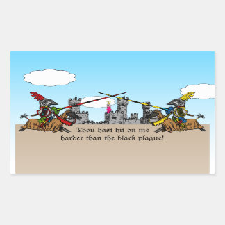 Mediaeval Times - Love Declaration Rectangular Sticker