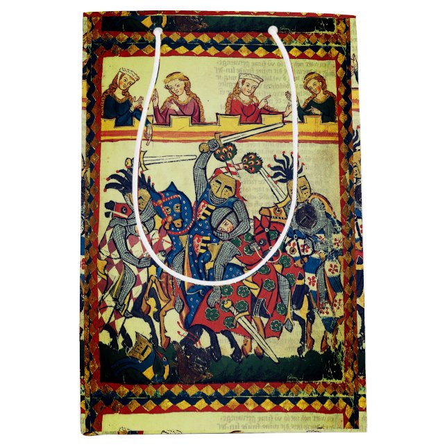 Mediaeval Tournament Medium Gift Bag (Front)