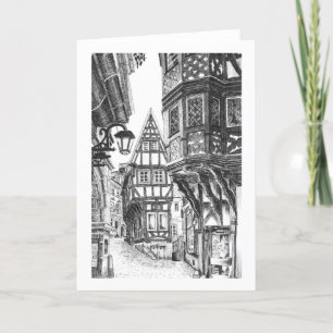 Mediaeval Townscape Card