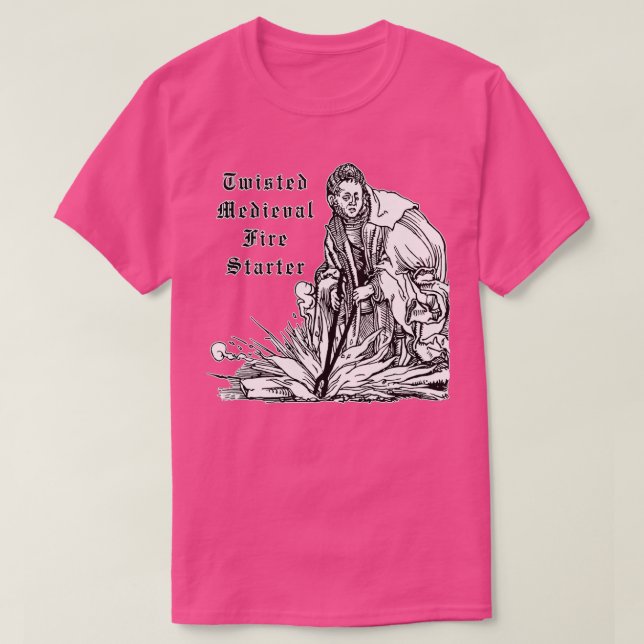 Mediaeval Twisted Fire Starter T-Shirt (Design Front)