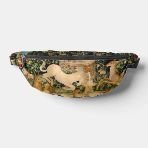 Mediaeval Unicorn Tapestries Print: Met Cloisters Bum Bags
