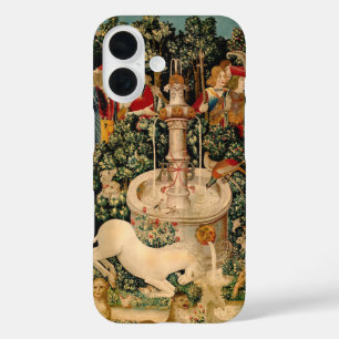 Mediaeval Unicorn Tapestries Print: Met Cloisters iPhone 16 Case