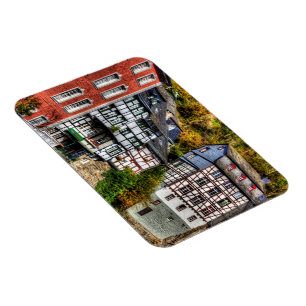 Mediaeval Village Monschau in Germany Magnet