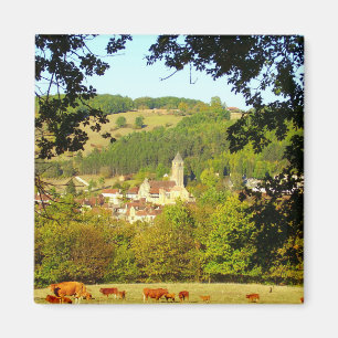Mediaeval Village of Plazac Magnet
