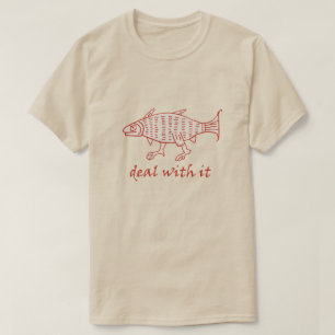 Mediaeval Walking Fish T-Shirt