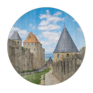 Mediaeval Walls of Carcassonne Cutting Board