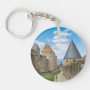 Mediaeval Walls of Carcassonne Key Ring