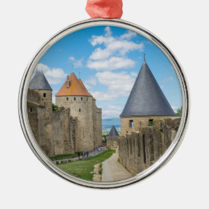 Mediaeval Walls of Carcassonne Metal Tree Decoration