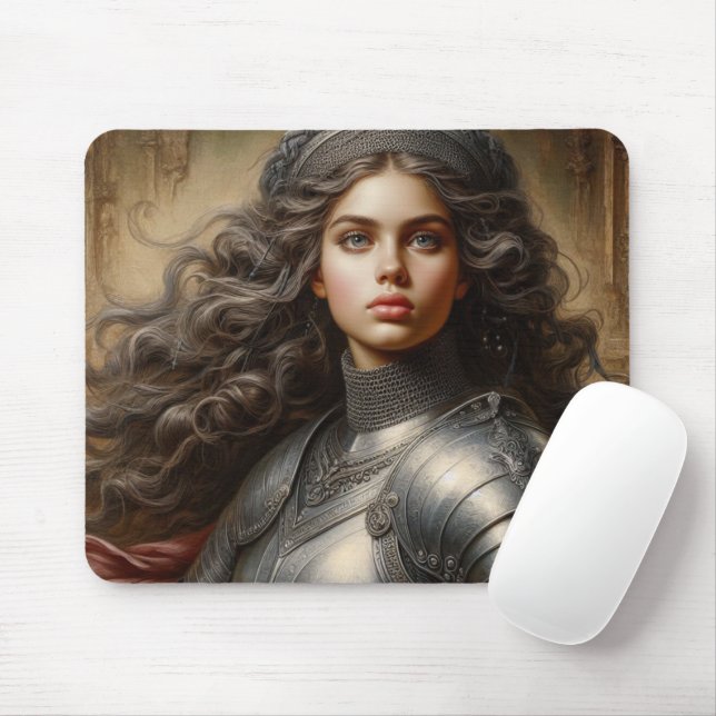 Mediaeval warrior mouse mat (With Mouse)
