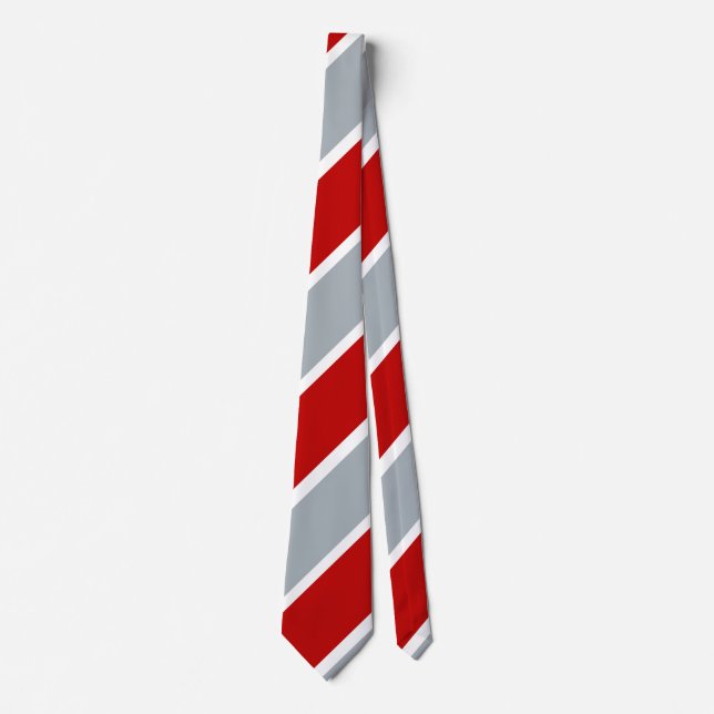 Mediaeval Warrior Regimental Stripe Tie (Front)