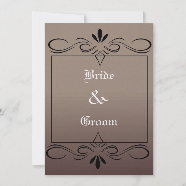 Mediaeval Wedding Invitation (Front)