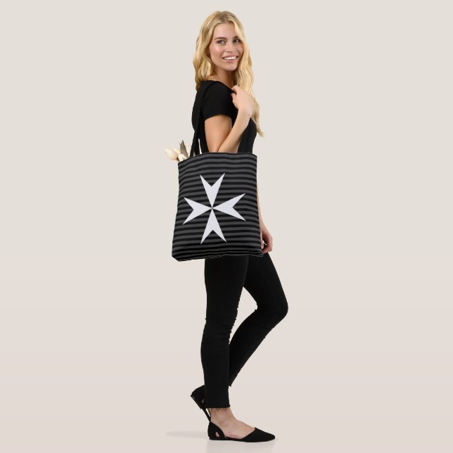 Mediaeval white cross | Order of St John (UK) Tote Bag (On Model)