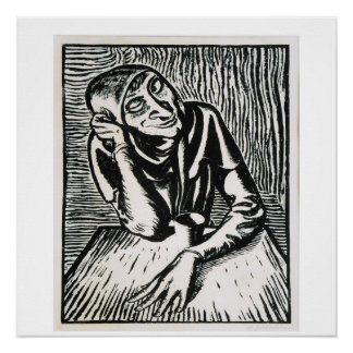 Mediaeval woodcut poster