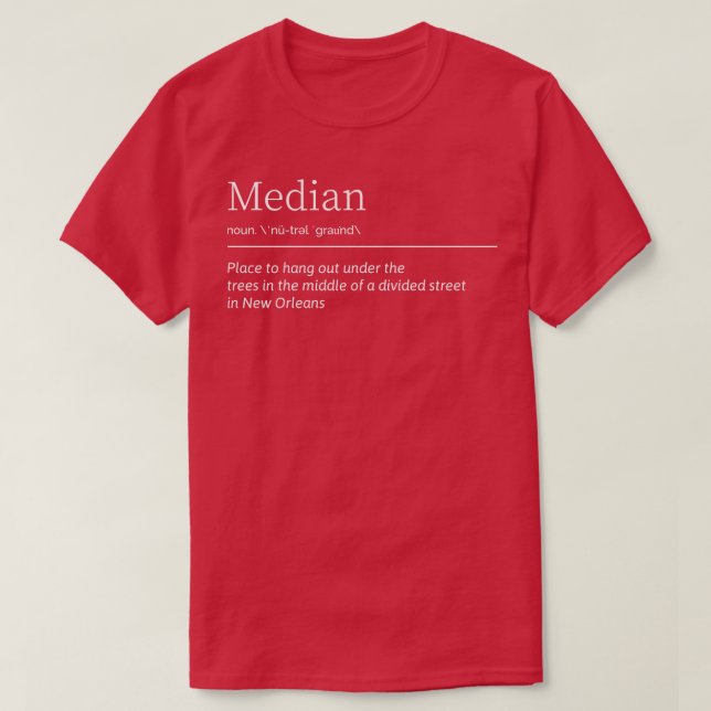 Median TShirt (Design Front)