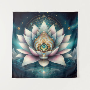 Mediatation Lotus Tapestry