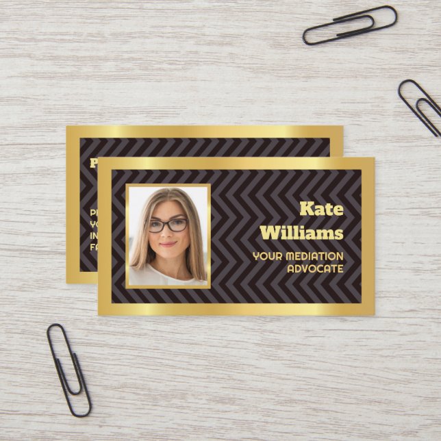 Mediator Legal Business Card (Front/Back In Situ)