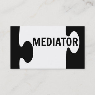 Mediator Puzzle Piece Business Card