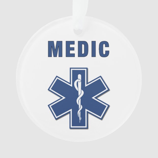 Medic EMS Ornament (Front)