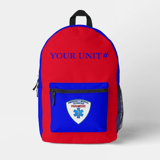 Medic  printed backpack (Front)