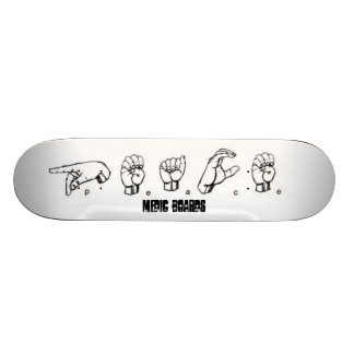 Medic Sign Language Skateboard