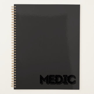Medic spiral bound notebook planner