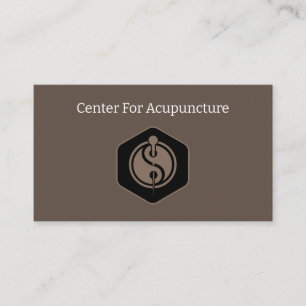 Medical Acupuncture Theme Business Cards