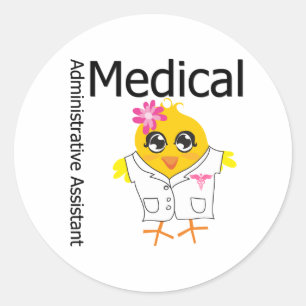 Medical Administrative Assistant Classic Round Sticker