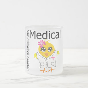 Medical Administrative Assistant Frosted Glass Coffee Mug