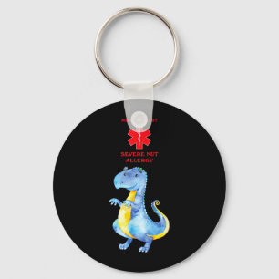 Medical Alert Severe Nut Allergy Awareness With Key Ring
