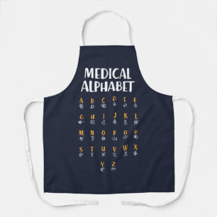 Medical Alphabet Apron