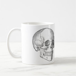 Medical anatomy skull vintage doctor drawing coffee mug