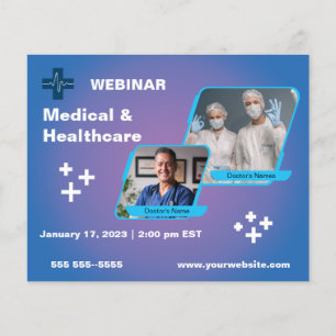 Medical and Health Care Webinar Flyer