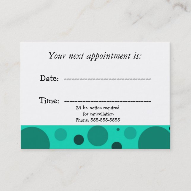 Medical Appointment (Front)