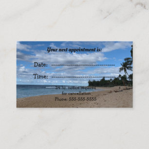 Medical Appointment On The Beach Card