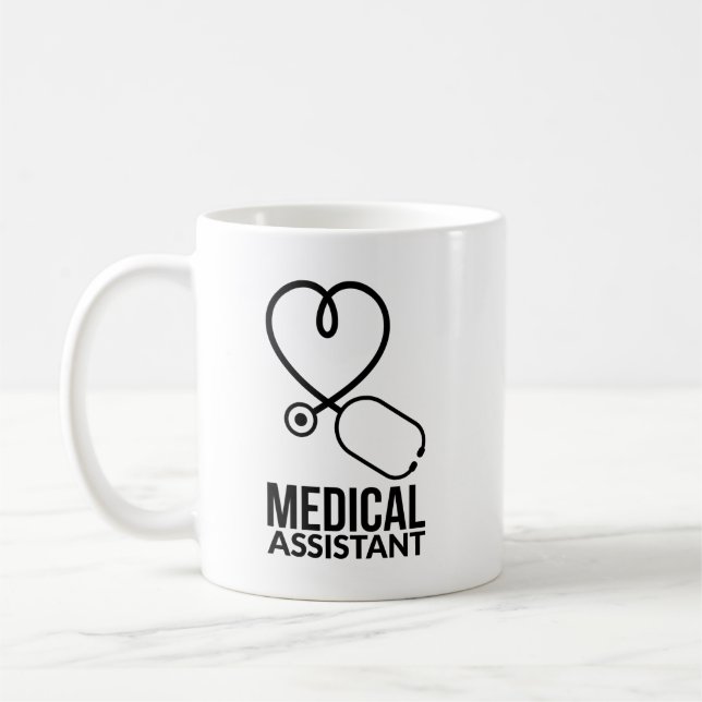 Medical Assistant Anaesthetist Retirement Gift Coffee Mug (Left)
