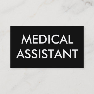 medical assistant business card