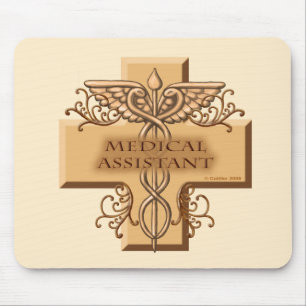 Medical Assistant Caduceus  mousepad