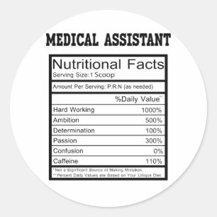 Medical Assistant Classic Round Sticker