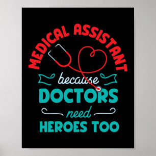 Medical Assistant Cma Medical Assistant Because Poster