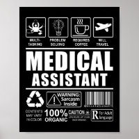 Medical Assistant CMA Warning Gift Idea