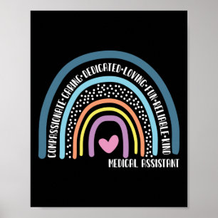 Medical Assistant Compassionate Caring Dedicated Poster