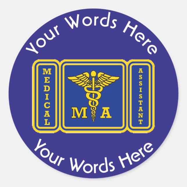 Medical Assistant Custom Sticker (Front)