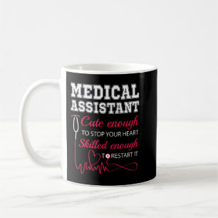 Medical Assistant Cute Nurse Stop Heart Male Femal Coffee Mug