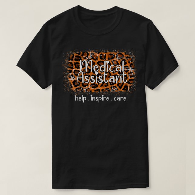Medical Assistant Gifts Certified Med Assistan T-Shirt (Design Front)