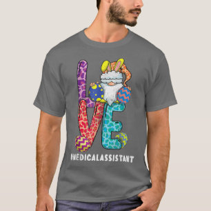 Medical Assistant Gnome Bunny Easter Day Happy Eas T-Shirt